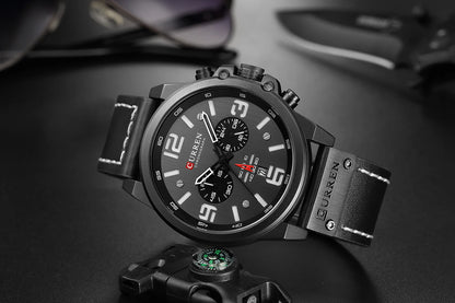 New Men Watch CURREN Top Brand Luxury Mens Quartz Wristwatches Male Leather Military Date Sport Watches Relogio Masculino