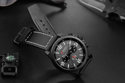 New Men Watch CURREN Top Brand Luxury Mens Quartz Wristwatches Male Leather Military Date Sport Watches Relogio Masculino
